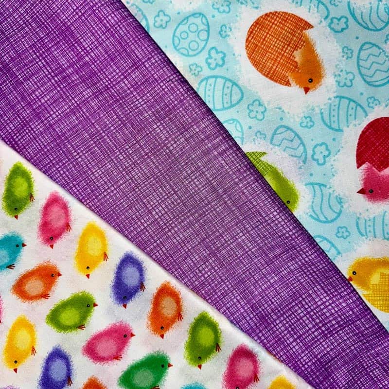 Spring Chickens 3 Yard Quilt Top Bundle Fabric Cafe Quilt Kit
