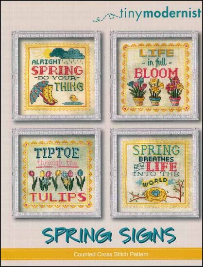 Spring Signs Cross Stitch Pattern