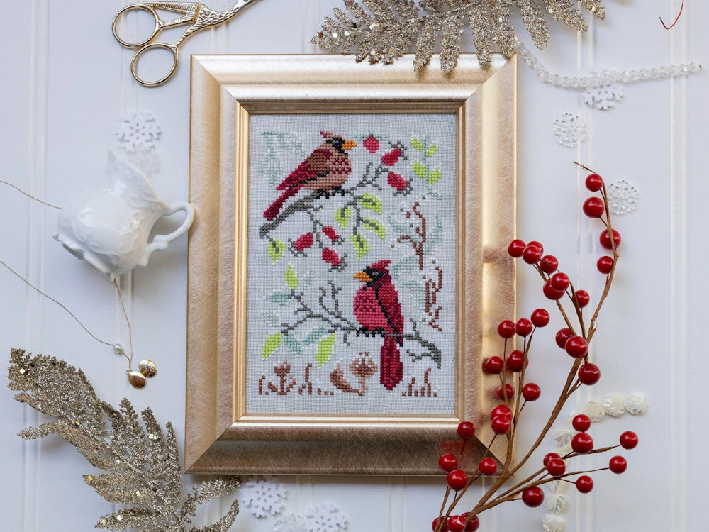 Sprouting Lupine DAWN FROST NATURE WALK Cross Stitch Pattern