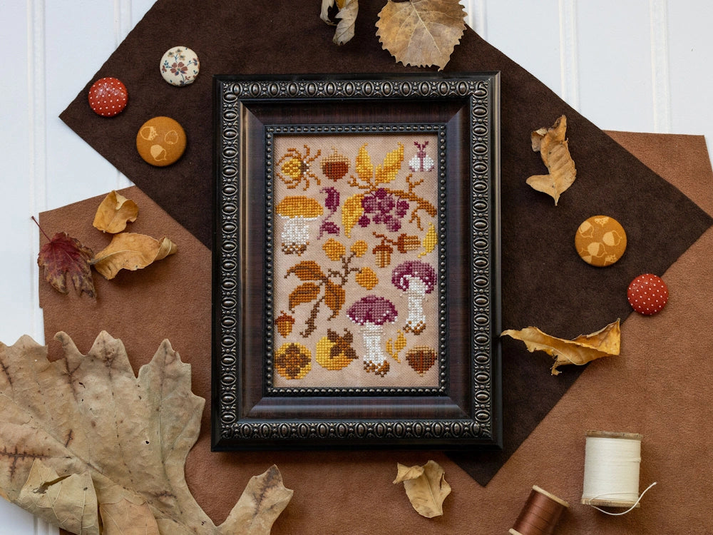 Sprouting Lupine FORAGING NATURE WALK Cross Stitch Pattern