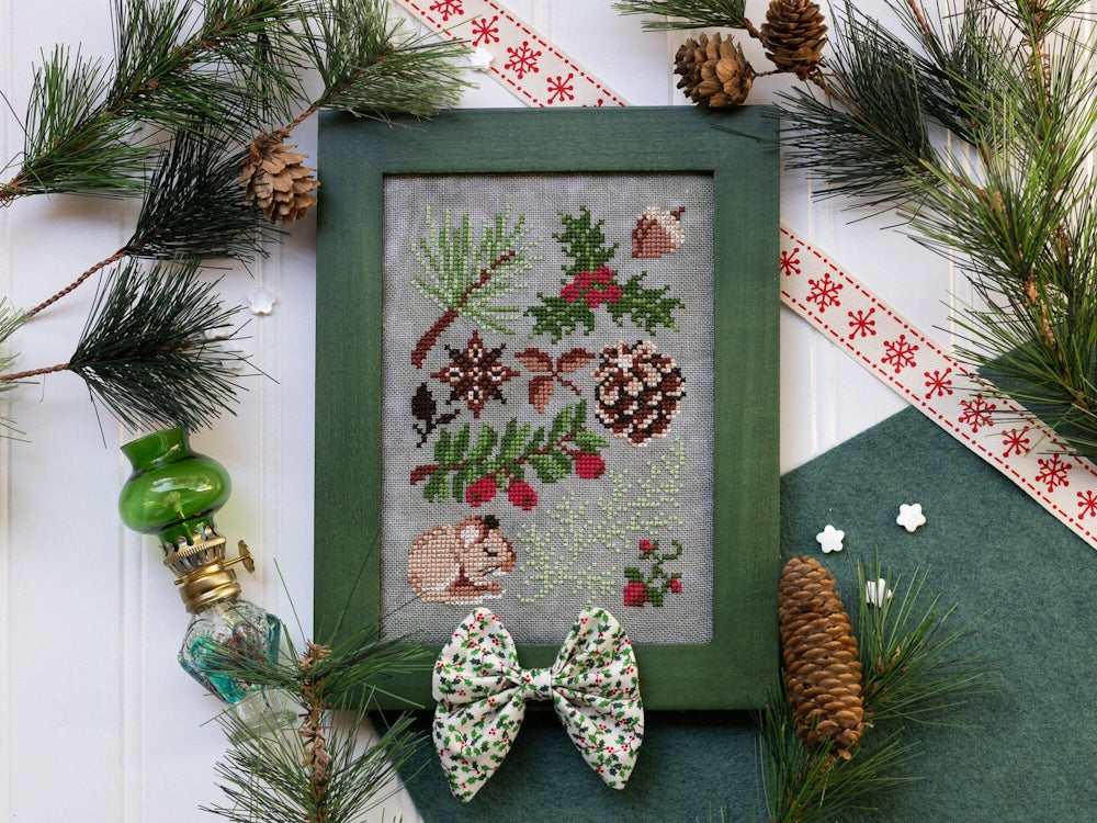 Sprouting Lupine LONGEST NIGHT NATURE WALK Cross Stitch Pattern
