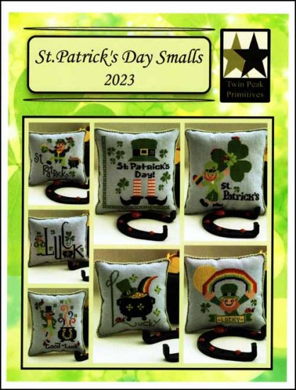 St. Patrick's Day Smalls Cross Stitch Pattern by Twin Peak Primitives