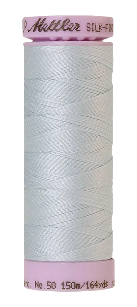 Mettler Cotton Silk Finish 50wt 150m Starlight Blue