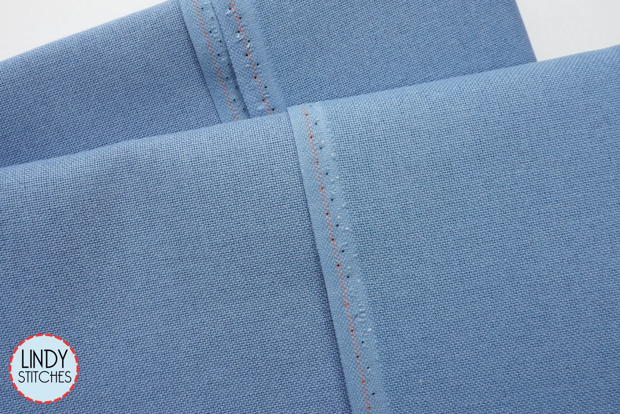 32 Count Steel Blue Lugana by Zweigart Cross Stitch Fabric