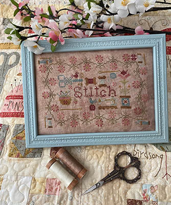 Words to Stitch by Part 2: Stitch Cross Stitch Pattern by Pansy Patch Quilts & Stitchery