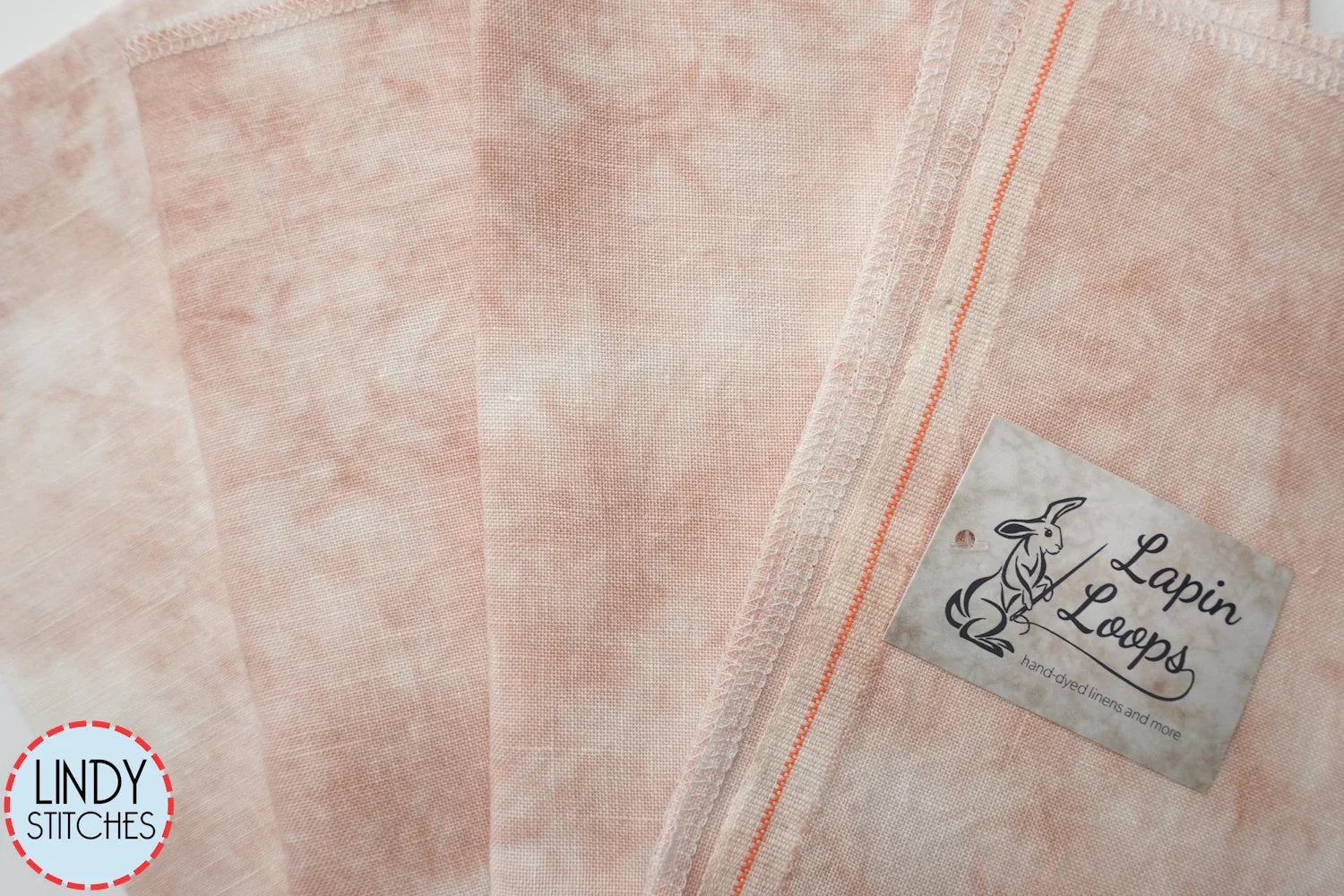 32 count Stone Fruit Belfast Linen by Lapin Loops Cross Stitch Fabric