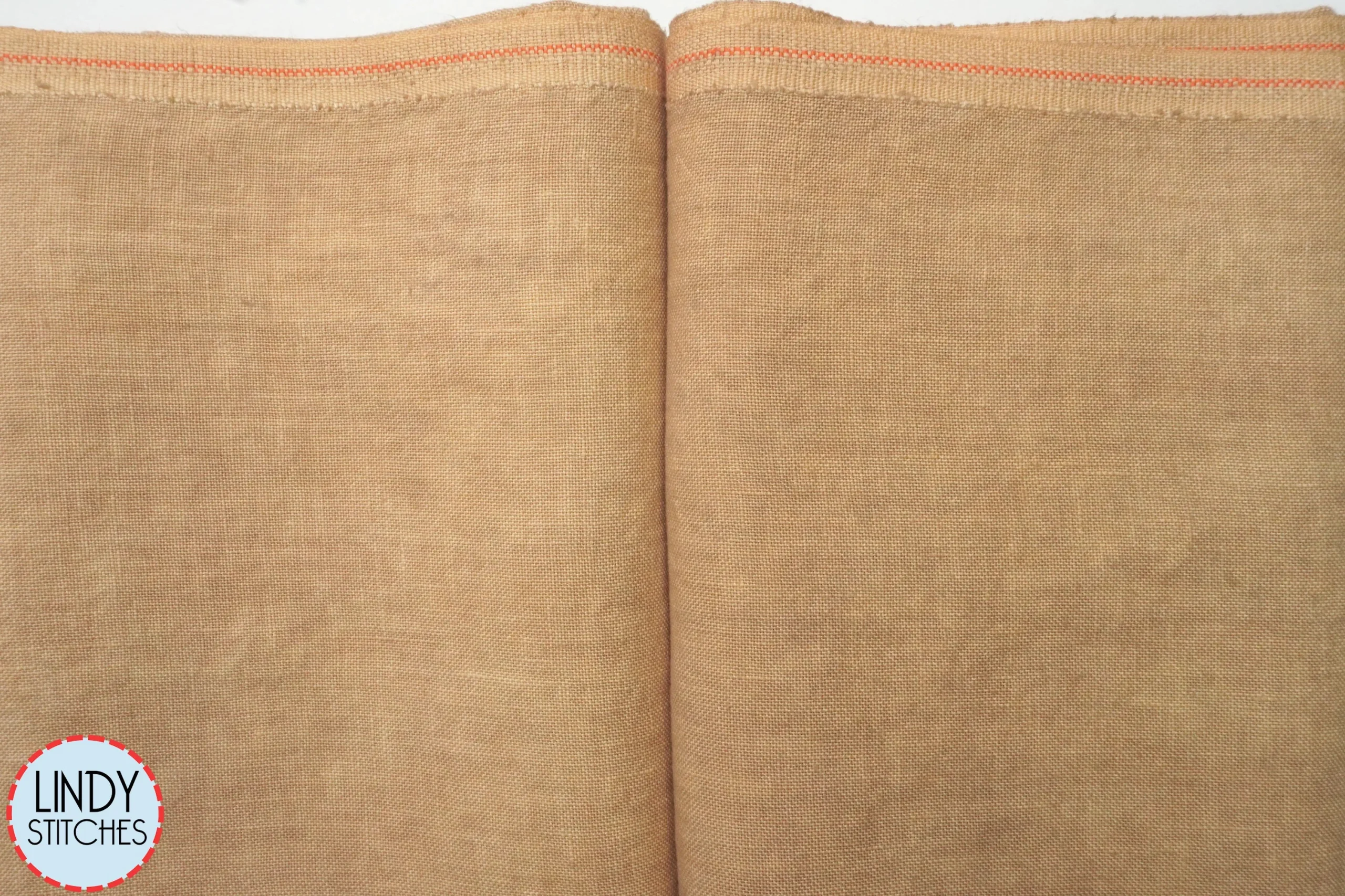 40 count STRAW Newcastle Linen by Weeks Dye Works (Zweigart Base)