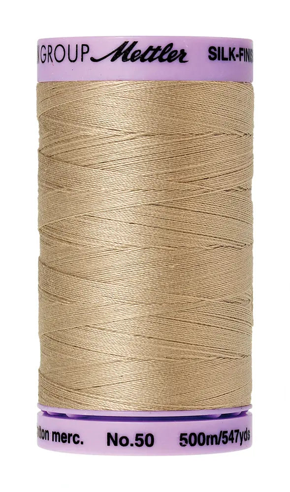 Mettler Cotton Silk Finish 50wt Straw