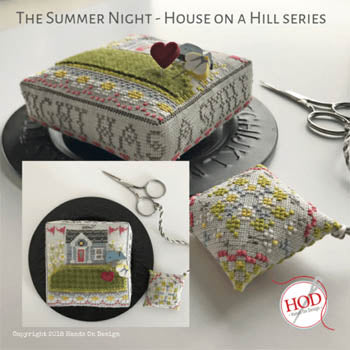 Summer Night: House On A Hill Series Cross Stitch Pattern by Hands On Design