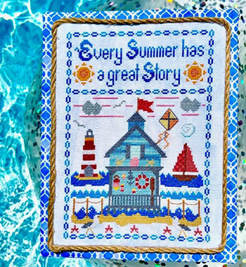 Summer Story Cross Stitch Pattern by Pickle Barrel Designs