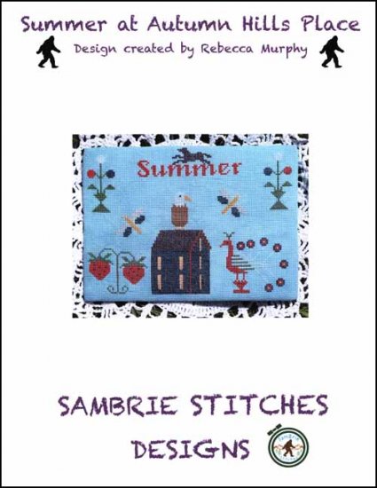 Summer at Autumn Hills Place Cross Stitch Pattern by SamBrie Stitches Designs