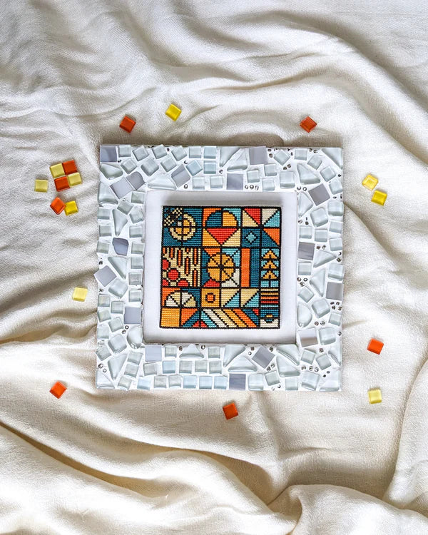 Shaded Stitchery SUMMER MOSAIC Cross Stitch Pattern