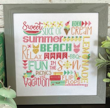Summertime Cross Stitch Pattern by Primrose Cottage Stitches