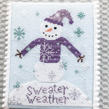 Sweater Weather- With Thy Needle & Thread - Brenda Gervais - Cross Stitch Pattern