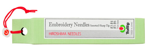 Tulip Embroidery Needles - Sizes 3/4/5/6