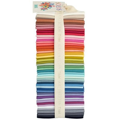 Tilda Basics Solids Fat 1/8 Bundle: 50 pcs