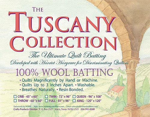 Hobbs Tuscany 100% Wool - 72 Inch X 96 Inch Twin
