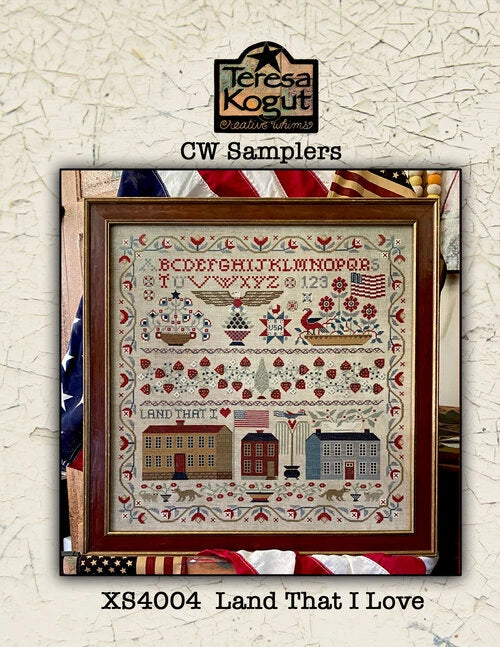 Teresa Kogut Land That I Love CW Samplers Cross Stitch Pattern