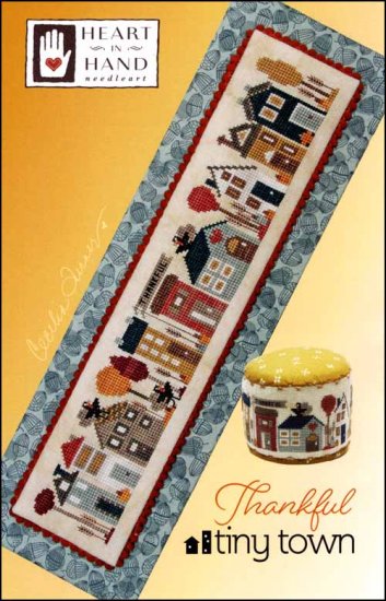Thankful Tiny Town Cross Stitch Pattern by Heart In Hand Needleart