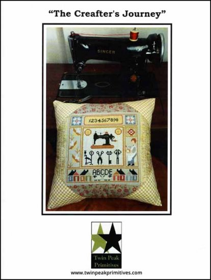 The Crafter's Journey Cross Stitch Pattern by Twin Peak Primitives