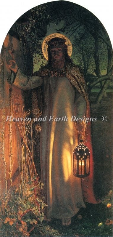 The Light Of The World Full Coverage Cross Stitch Pattern by Heaven and Earth Designs