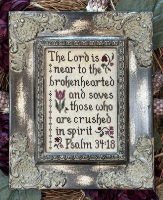 The Lord Is Near Cross Stitch Pattern by My Big Toe Designs
