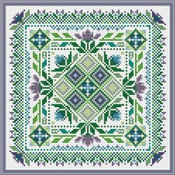 The Garden Gazebo Cross Stitch Pattern by CM Designs