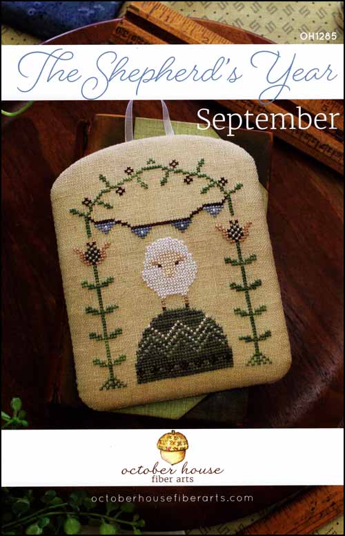 The Shepherd's Year September Cross Stitch Pattern by October House Fiber Arts