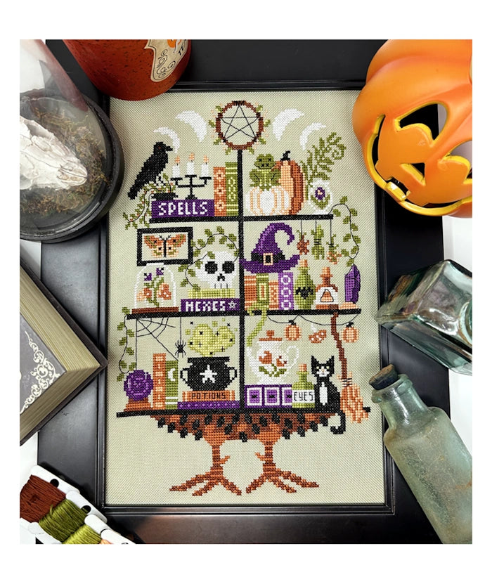The Witch's Kitchen Cross Stitch Pattern by Tiny Modernist