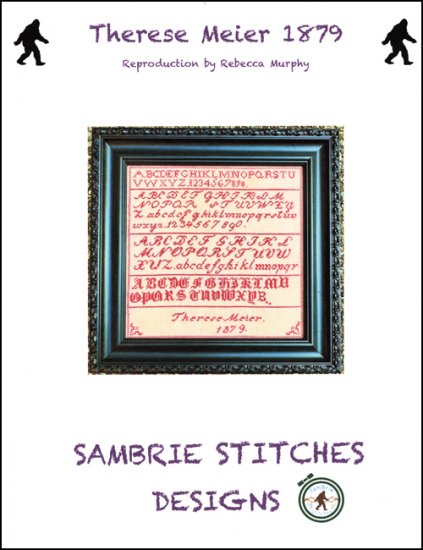 Therese Meier 1879 Cross Stitch Pattern by SamBrie Stitches Designs