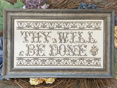 Thy Will Be Done Cross Stitch Pattern by My Big Toe Designs