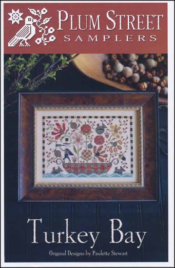 Turkey Bay Cross Stitch Pattern by Plum Street Samplers
