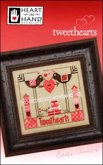Tweethearts Cross Stitch Pattern by Heart In Hand Needleart
