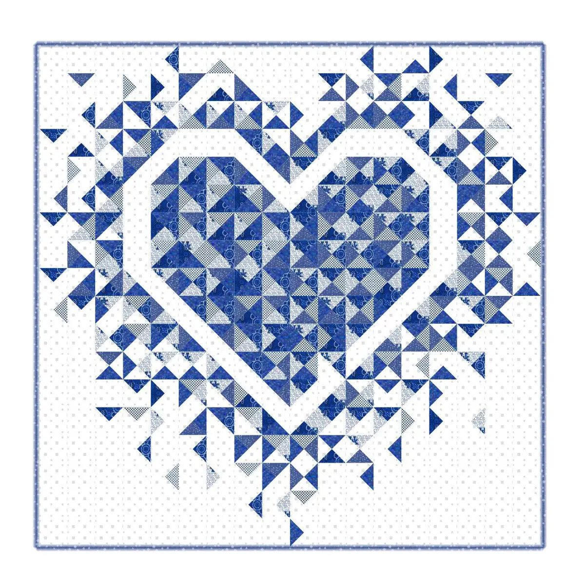 UK Exploding Heart Quilt Kit