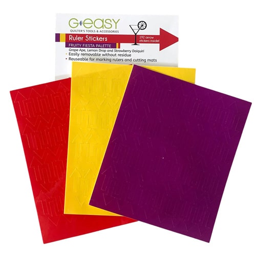 GEasy Ruler Stickers Fruity Fiesta Palette