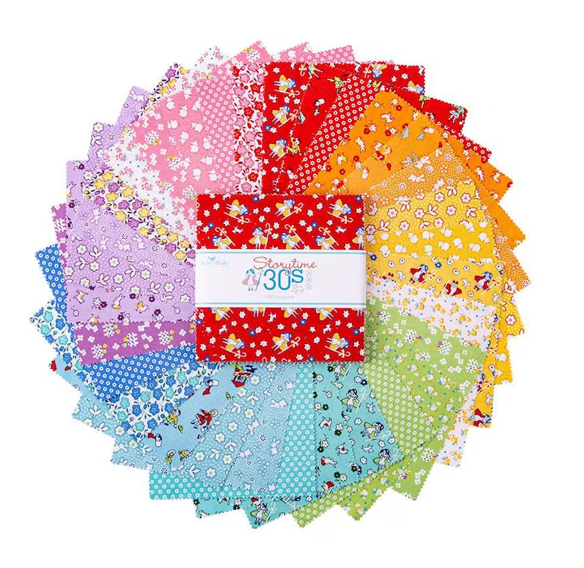 5" Charms - Storytime 30s - Riley Blake Designs