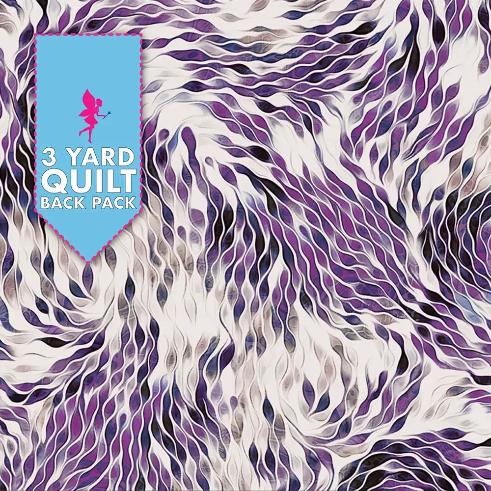 Vitality Purple 108" Wide 3 Yard Quilt Fabric Back Pack