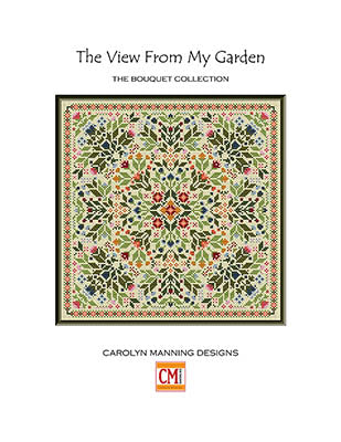 The View From My Garden: The Bouquet Collection Cross Stitch Pattern by CM Designs