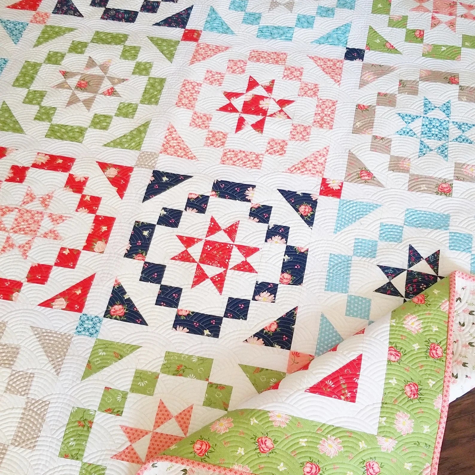 Vintage Charm Quilt Pattern by A Quilting Life