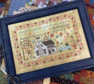 Vintage Farmhouse Sampler Cross Stitch Pattern by Pansy Patch Quilts and Stitchery