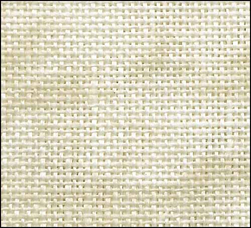 Vintage Smokey White Cashel Linen 28 Count