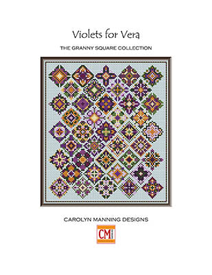 Violets for Vera Cross Stitch Pattern by CM Designs