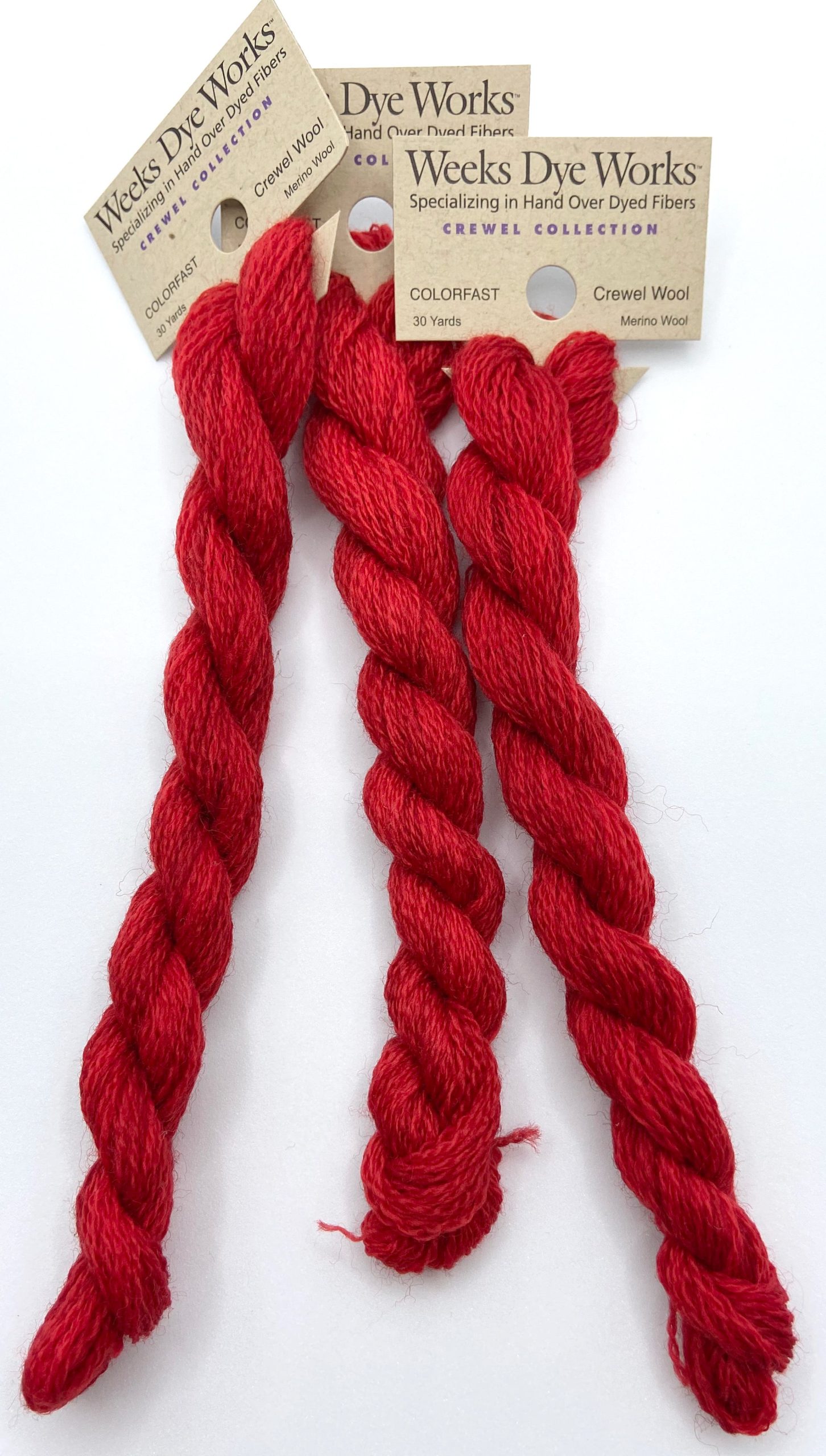 Weeks Dye Works Crewel Wool, Candy Apple