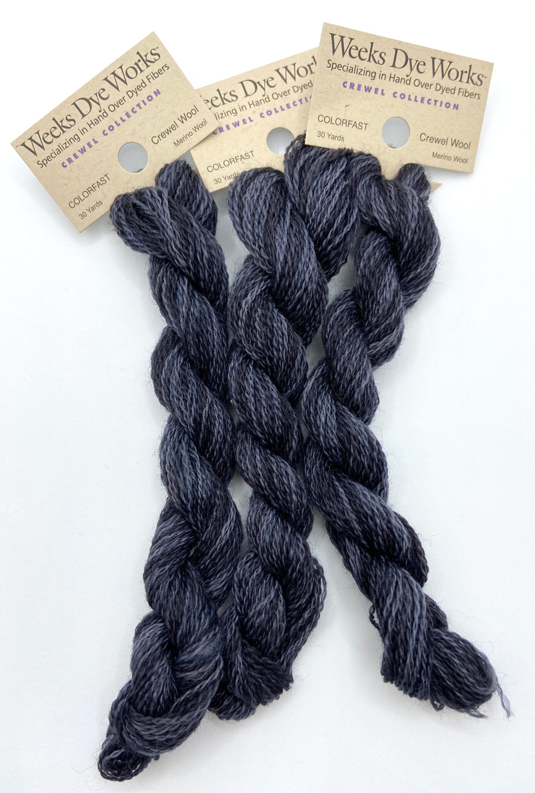 Weeks Dye Works Crewel Wool, Gunmetal