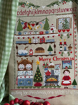 Waiting for Christmas One Stitch At A Time Cross Stitch Pattern by Lilli Violette