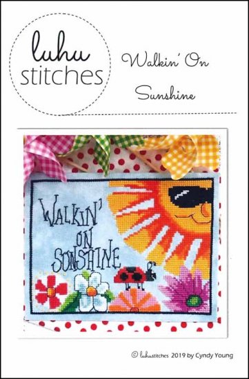 Walkin' On Sunshine Cross Stitch Pattern by Luhu Stitches