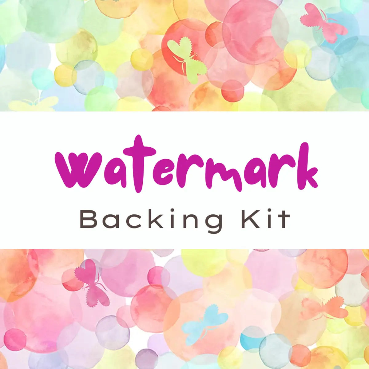 Colour Frolic Watermark Backing Kit Carnival