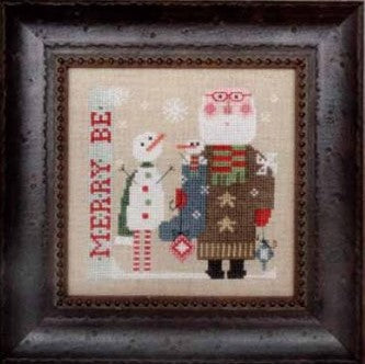 Wee One Wee Santa 2024 Cross Stitch Pattern by Heart In Hand Needleart