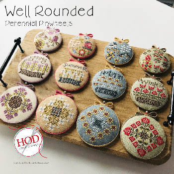 Well Rounded: Perennial Pinwheels Cross Stitch Pattern by Hands On Design