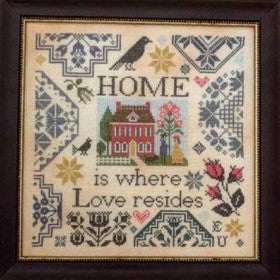 Where Love Resides Cross Stitch Pattern by Lila's Studio